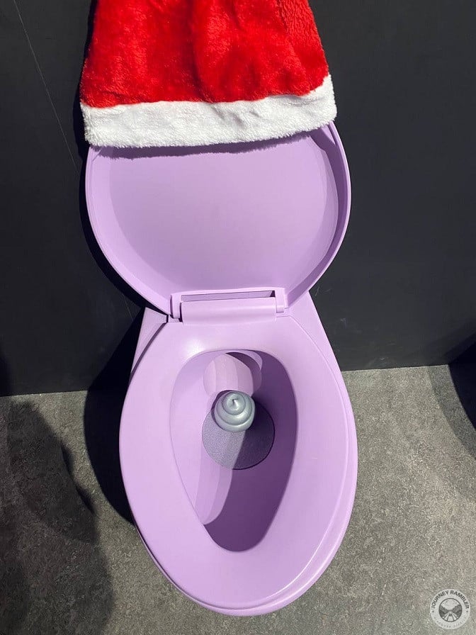 unko poop museum grey poop in toilet bowl