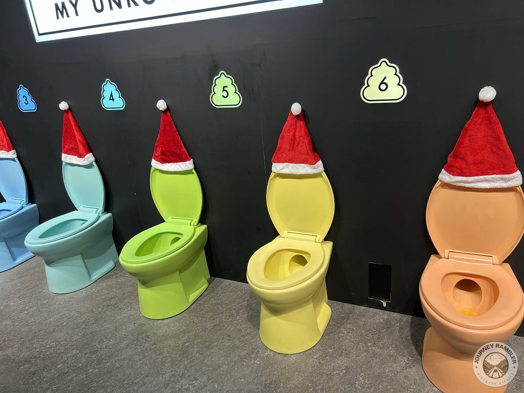unko poop museum many toilet bowls