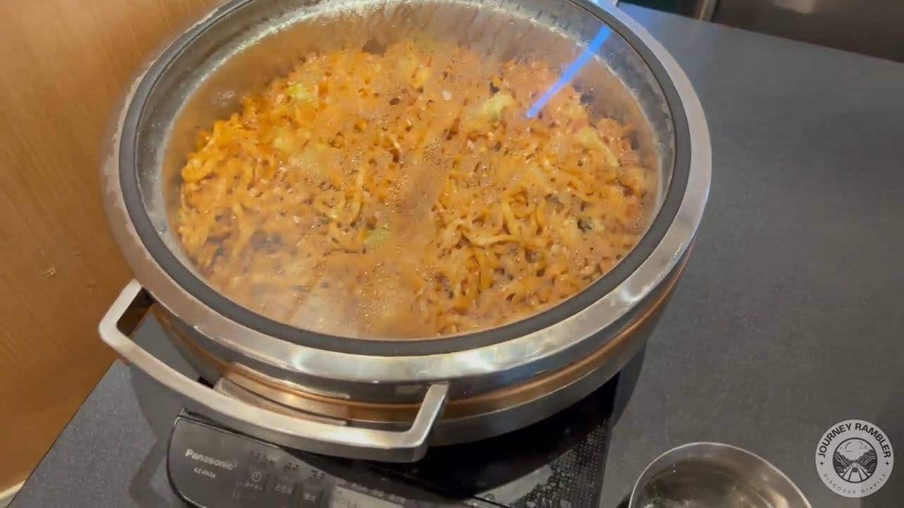 Noodles for breakfast