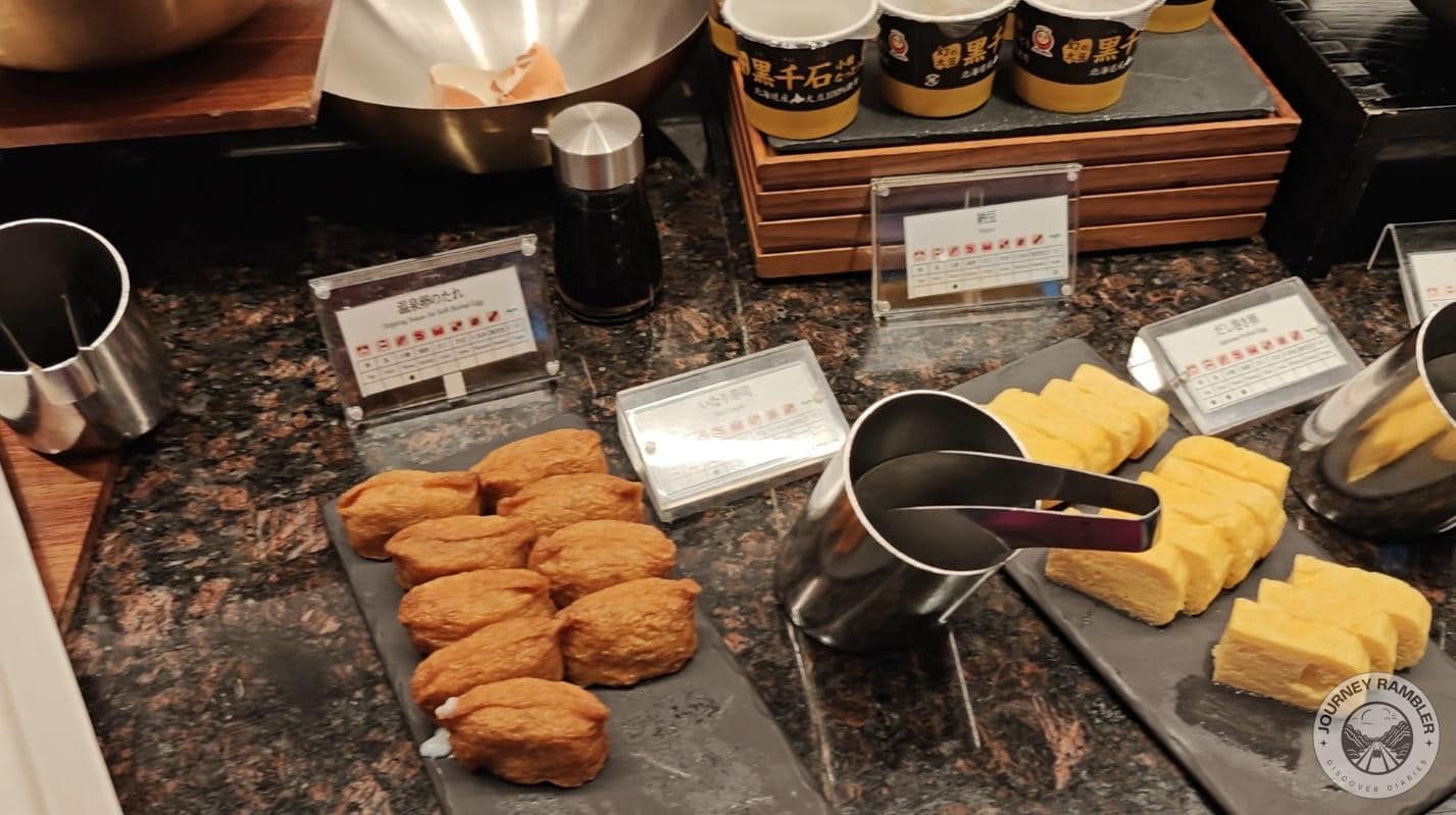 tamagoyaki and Inari sushi