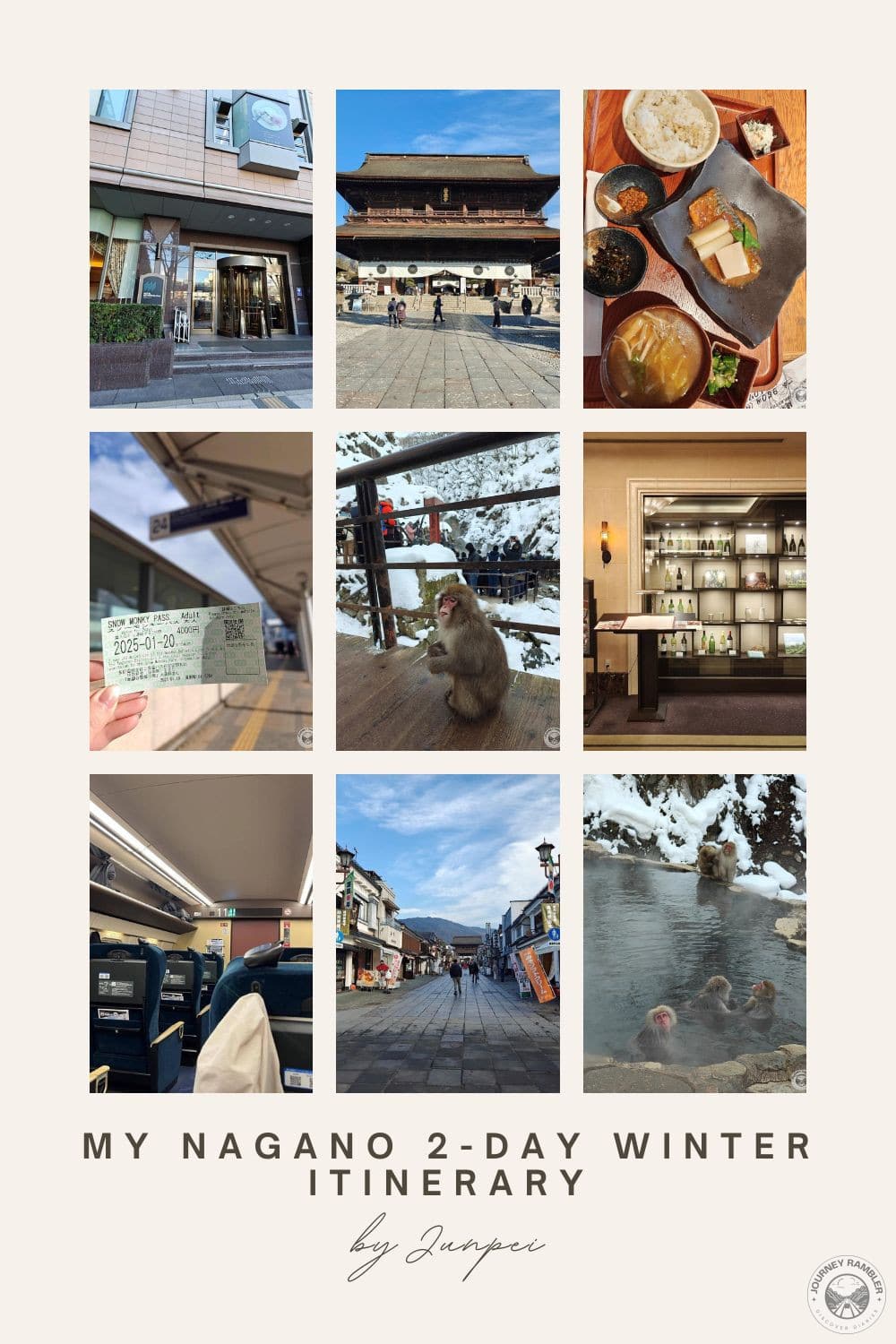 My Nagano 2-Day Winter Itinerary