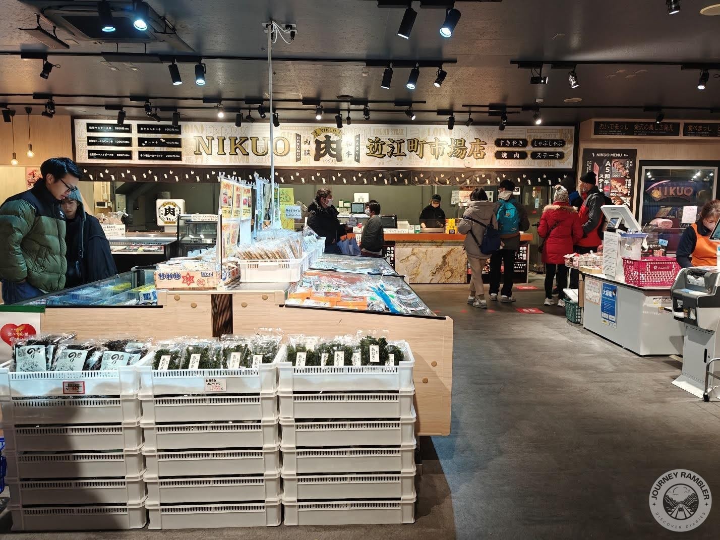Oguchi Suisan space at Omicho Market 