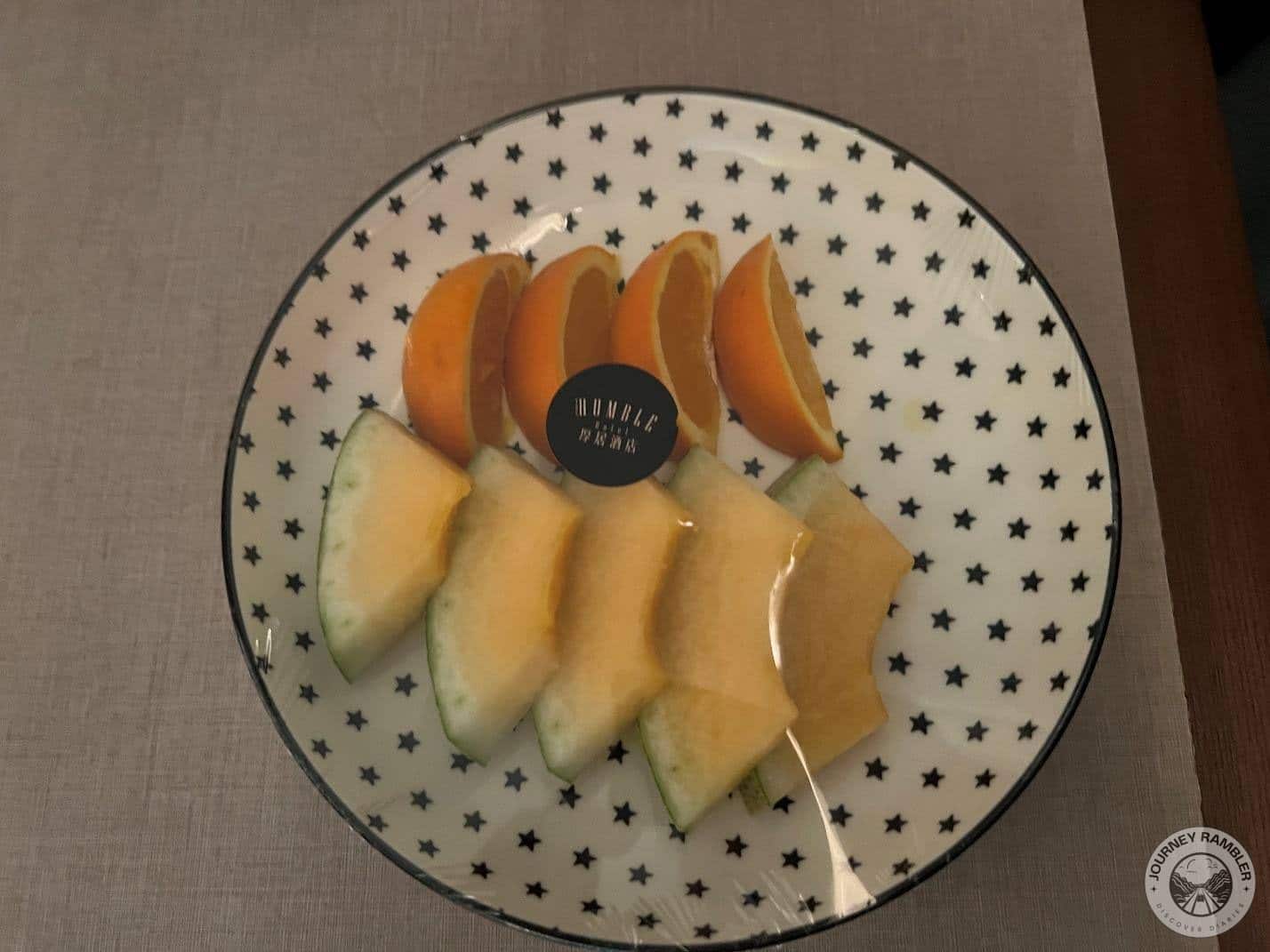 complimentary snacks