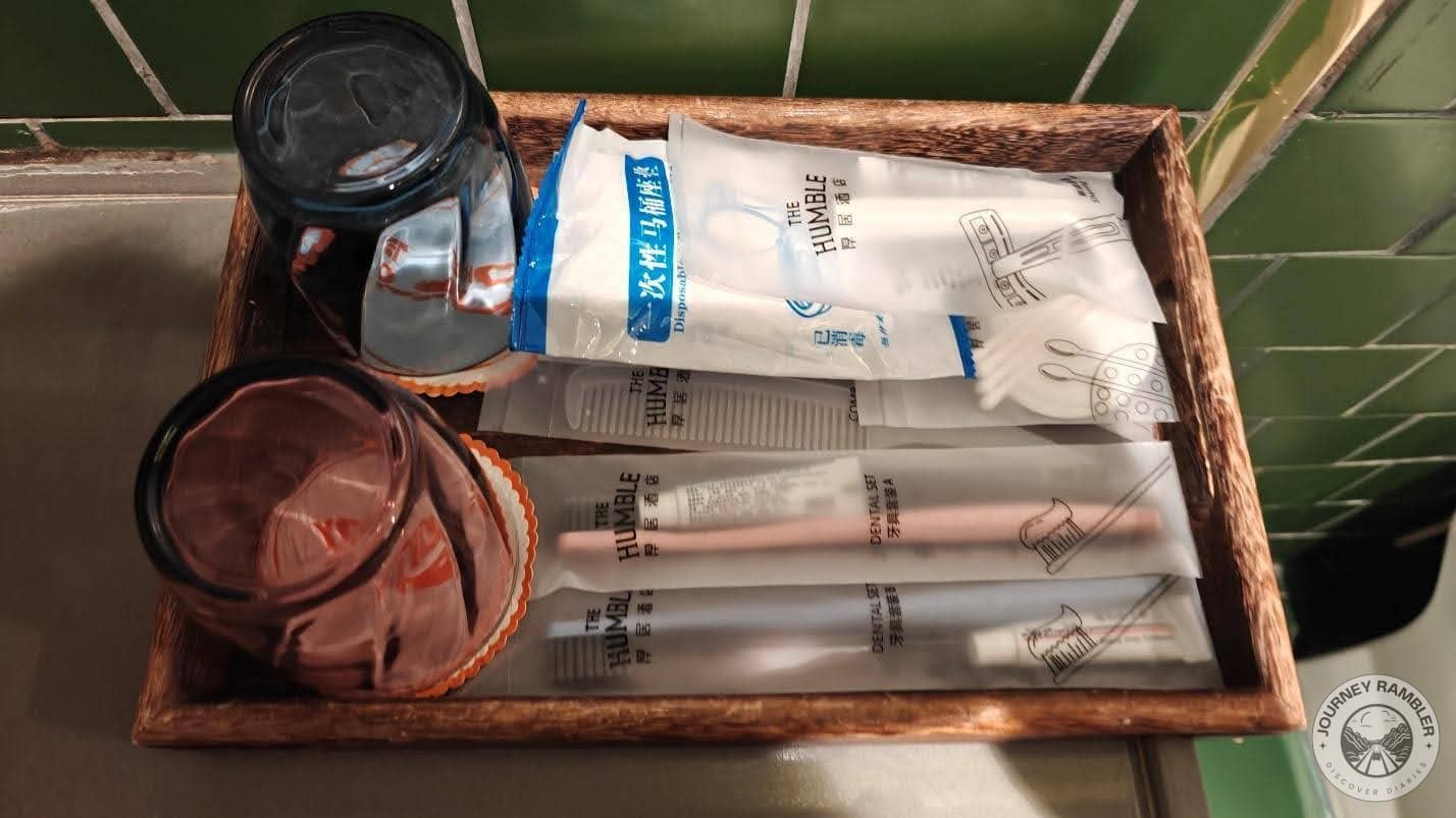 complimentary toiletries
