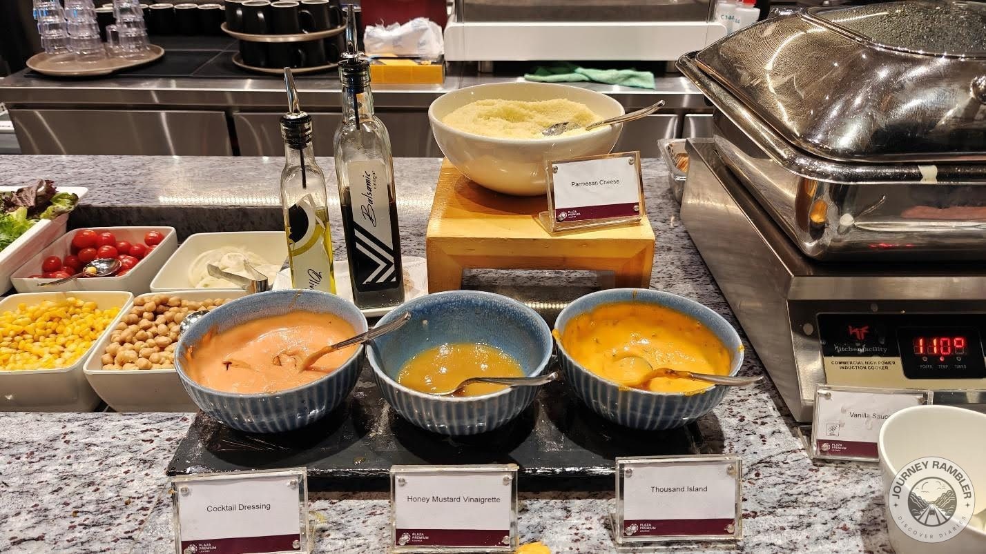 salad and pastry section