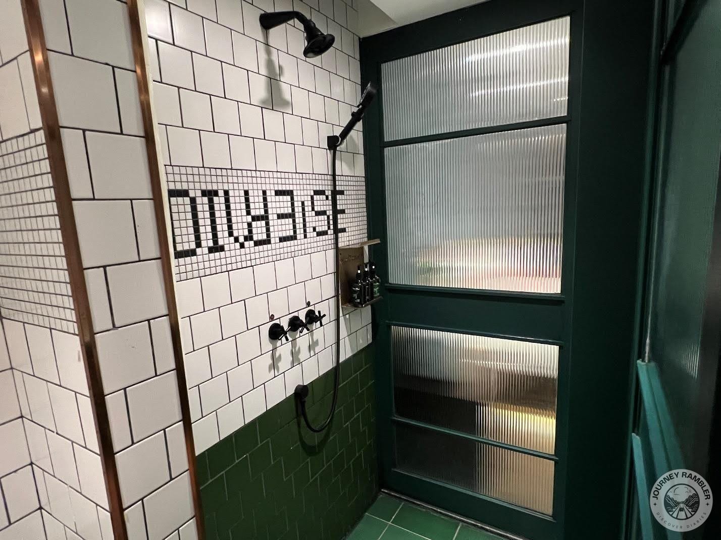 shower area