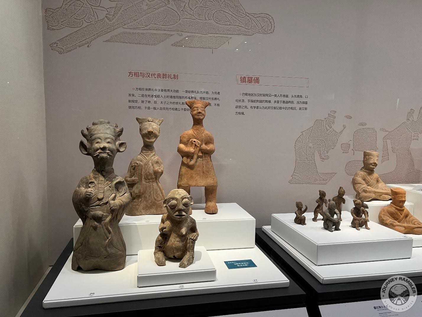 Fangxiang and tomb guardian figurines