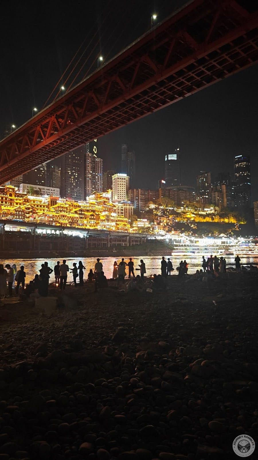after light turned off qiansimen bridge