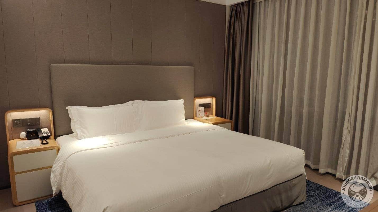 bed actually isn't too soft