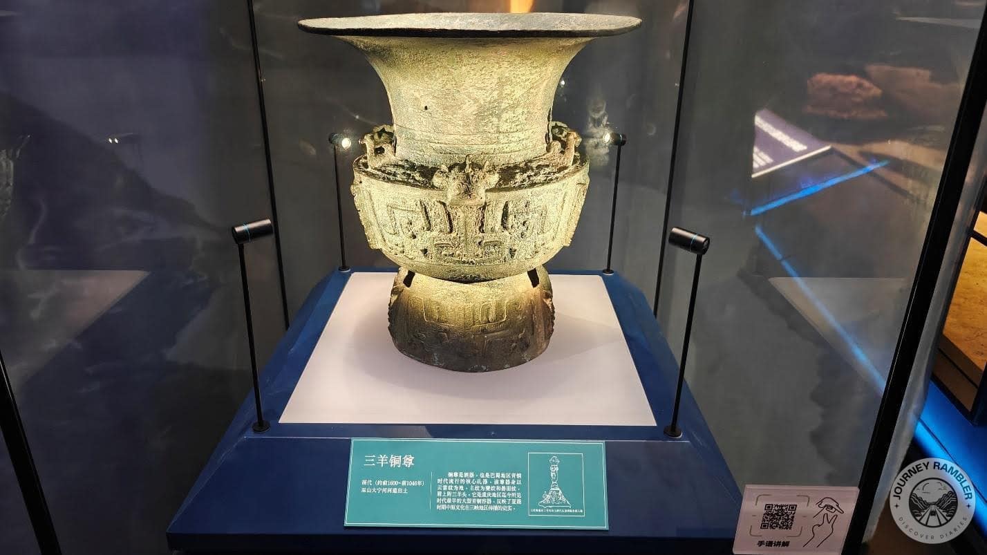 bronze vessel called San Yang Tong Zun