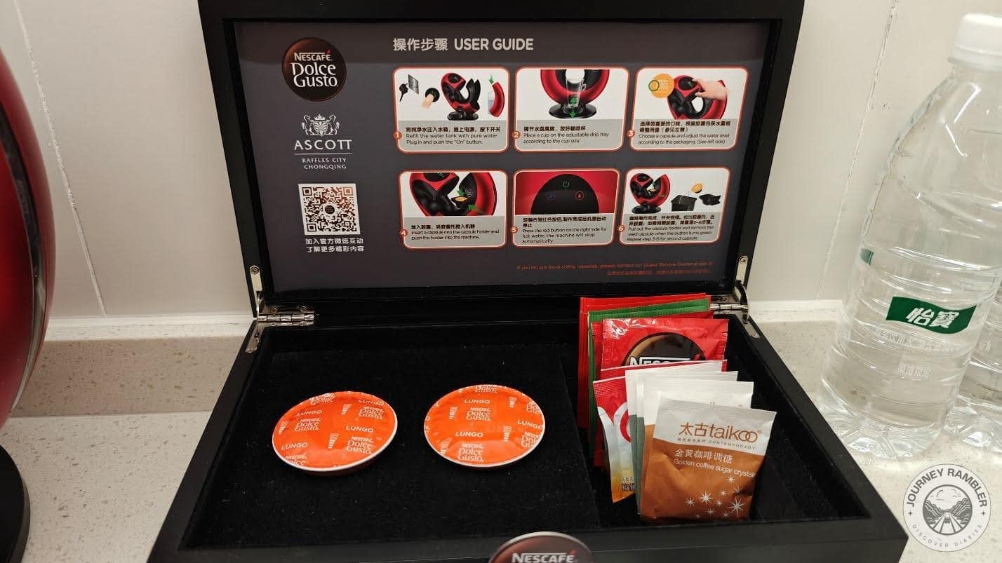 close up of the container holding the Dolce Gusto capsule