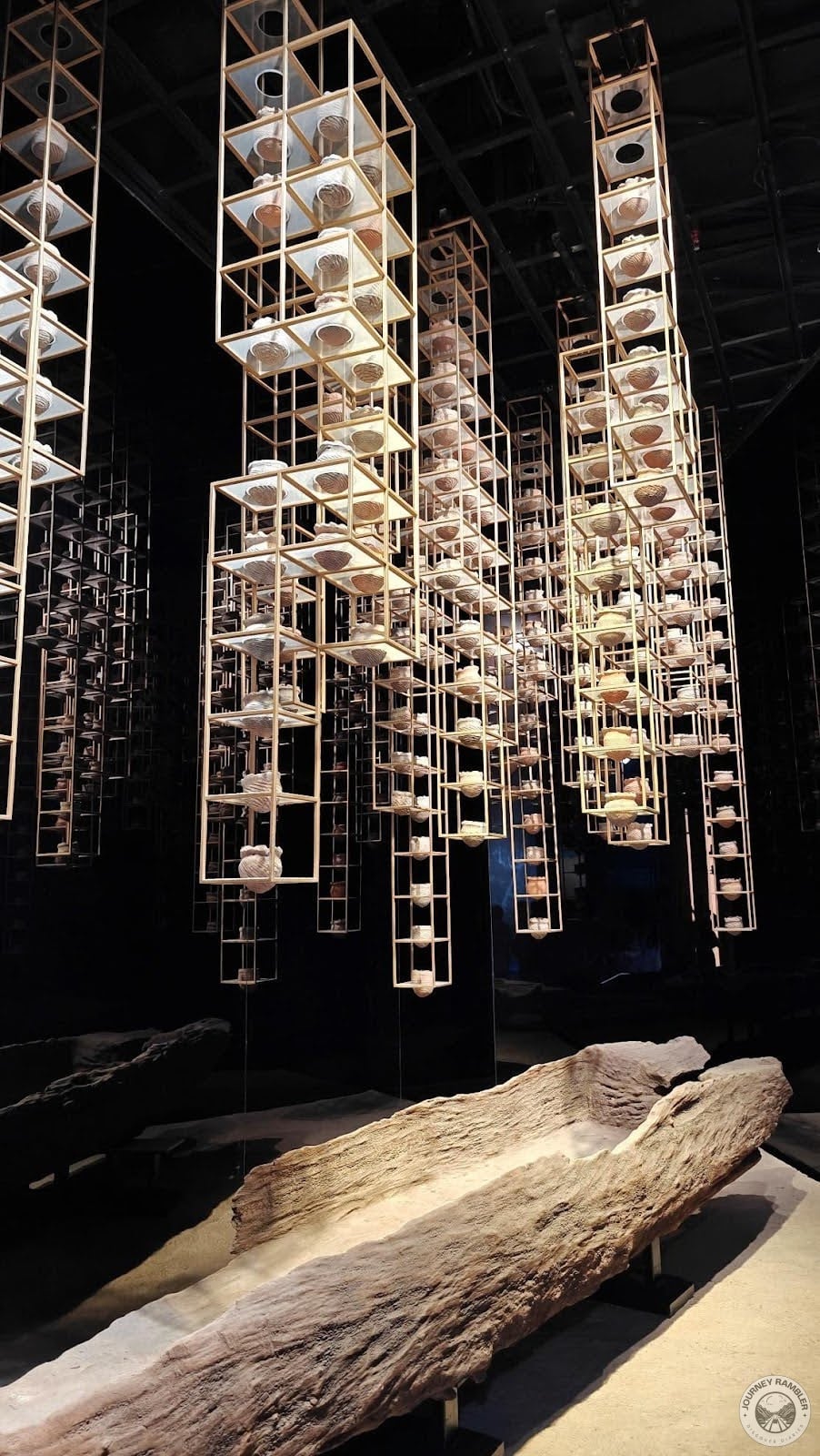 exhibit that featured dozens of earthenware