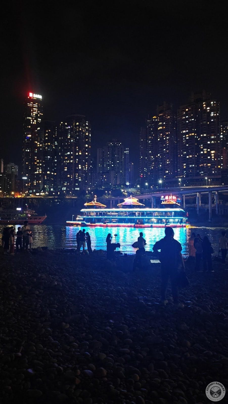 ferry docked at the Hongyadong Ferry Terminal