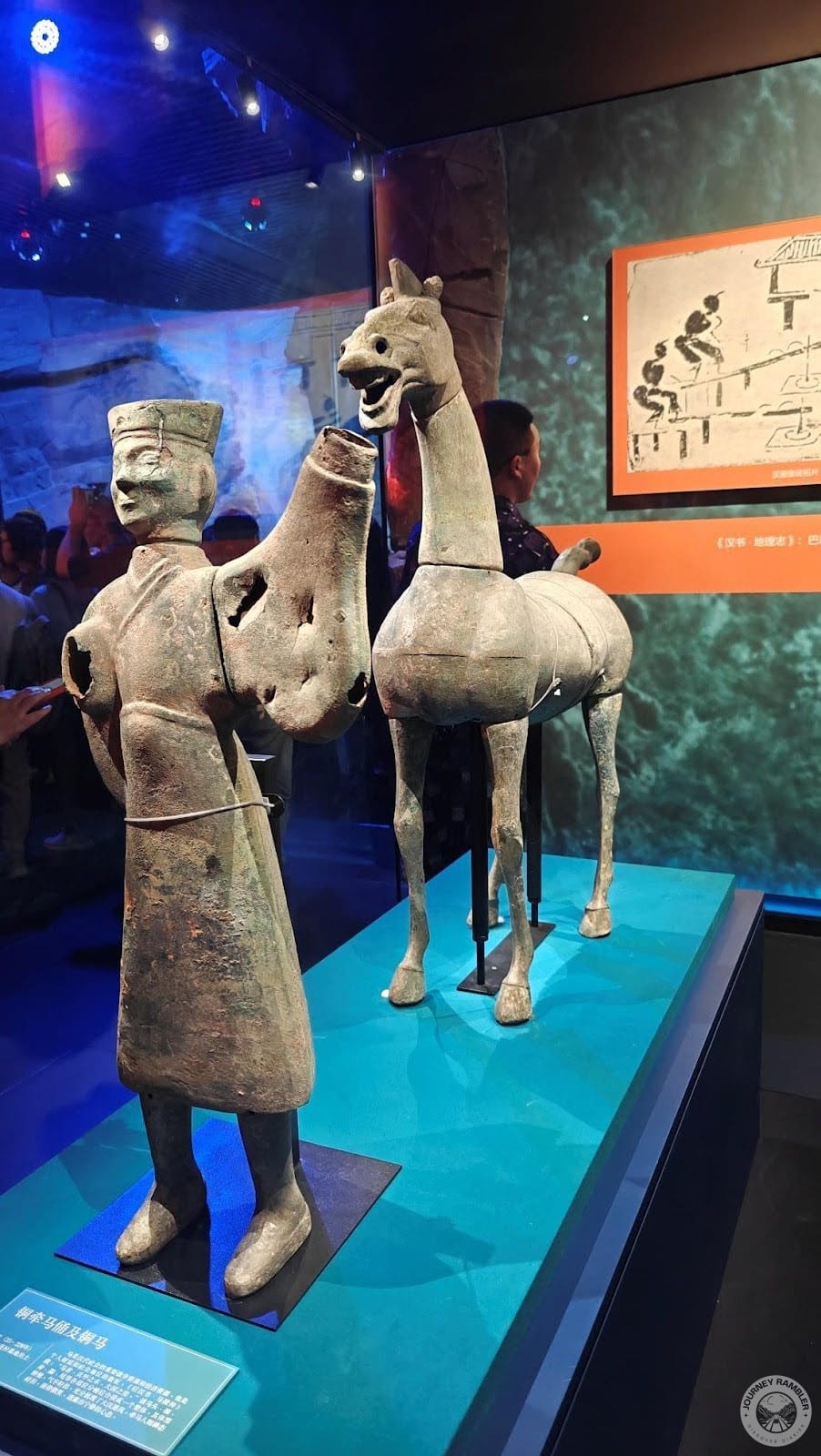 individual and horse figure