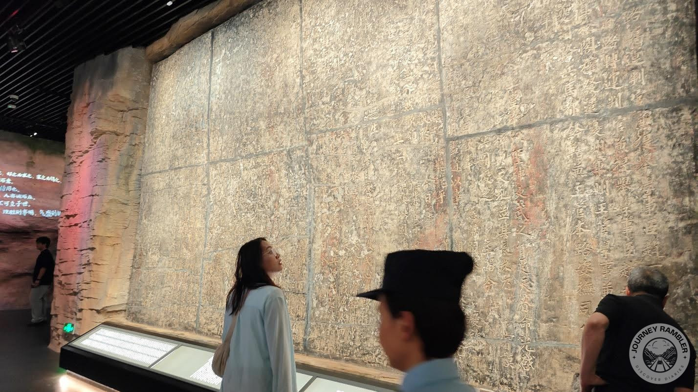 it had Chinese calligraphy inscribed on it