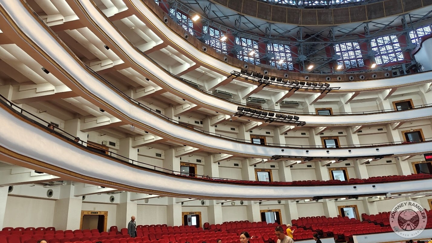 other viewing floors in the auditorium