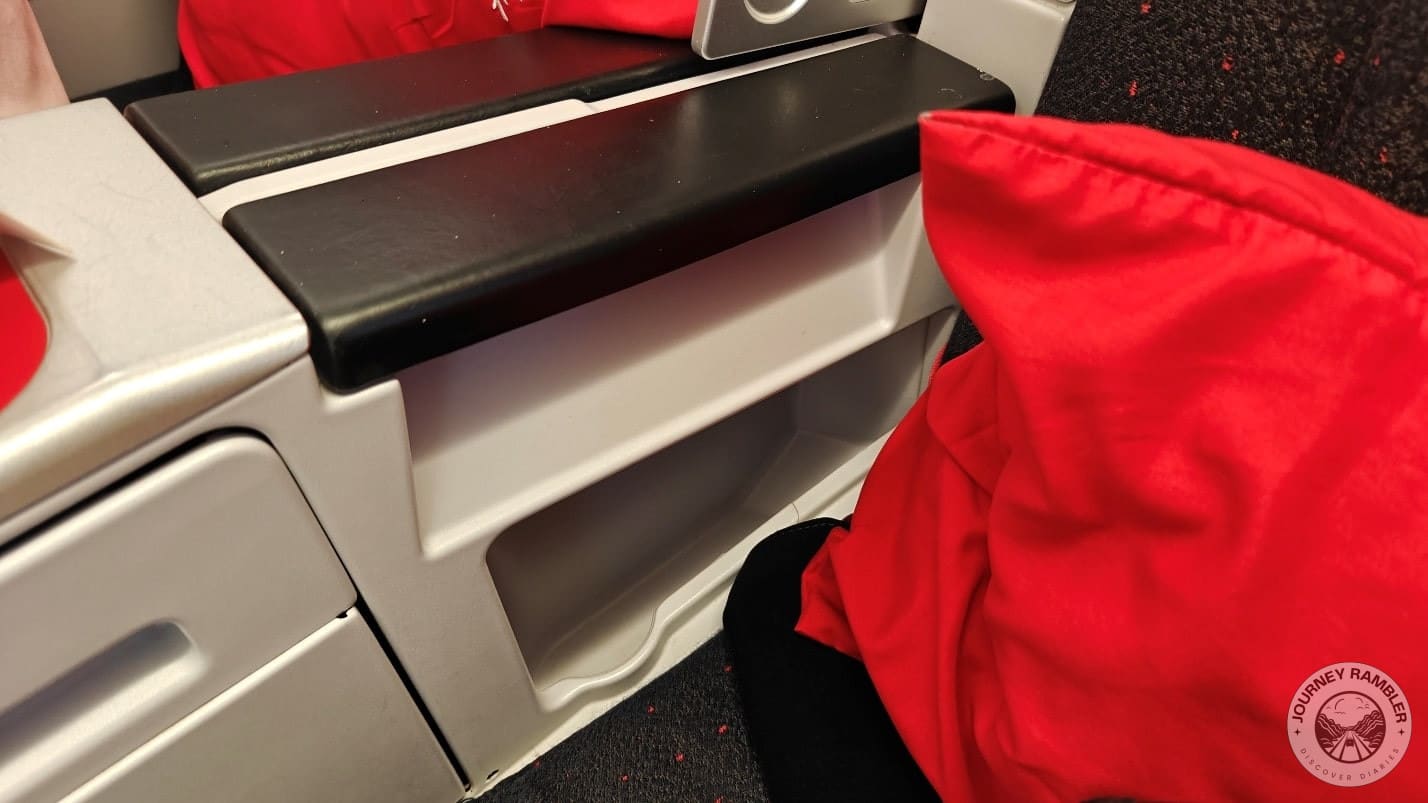 recess where you can place your items for easy access