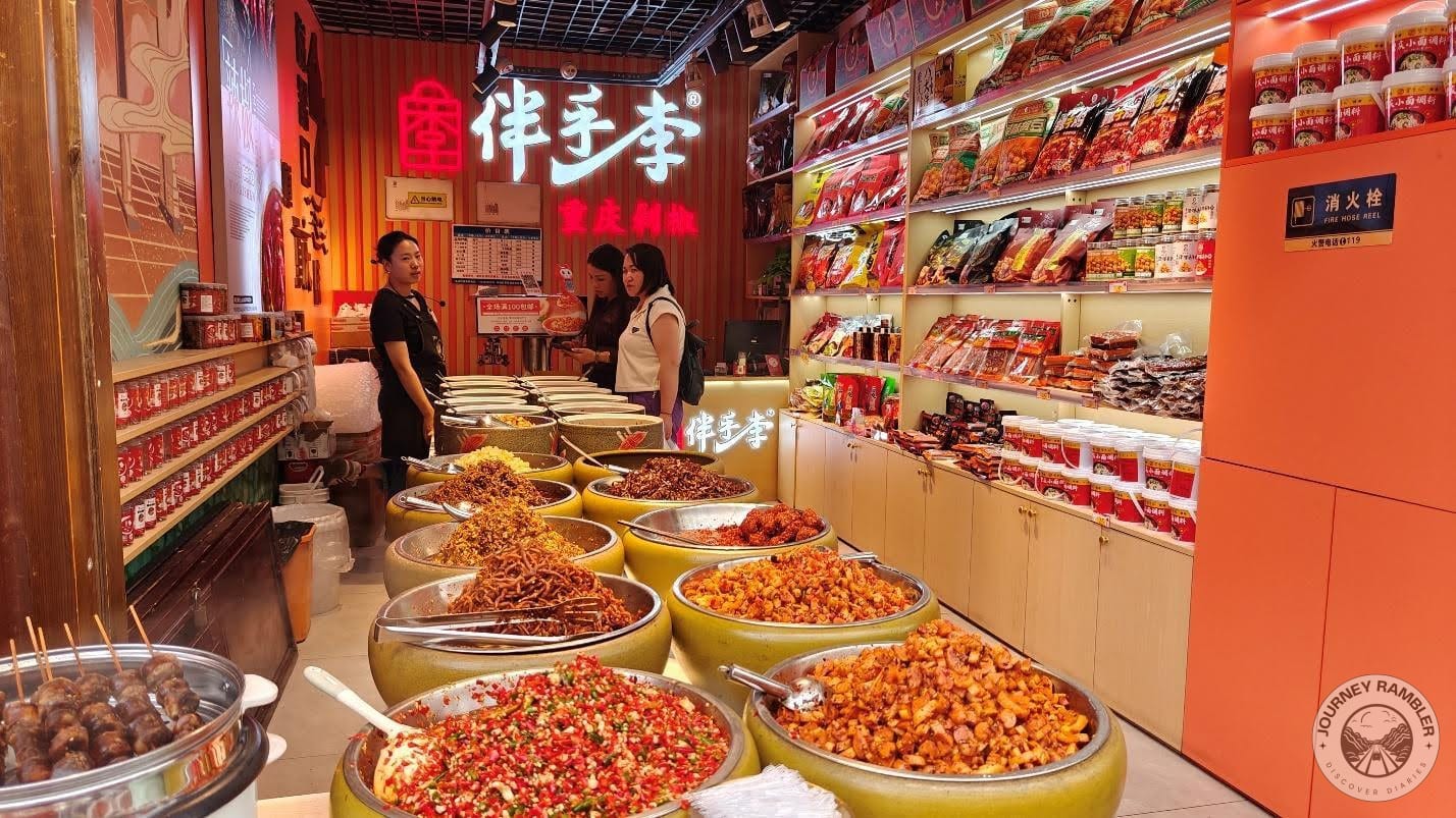 shop has plenty of fried delicacies