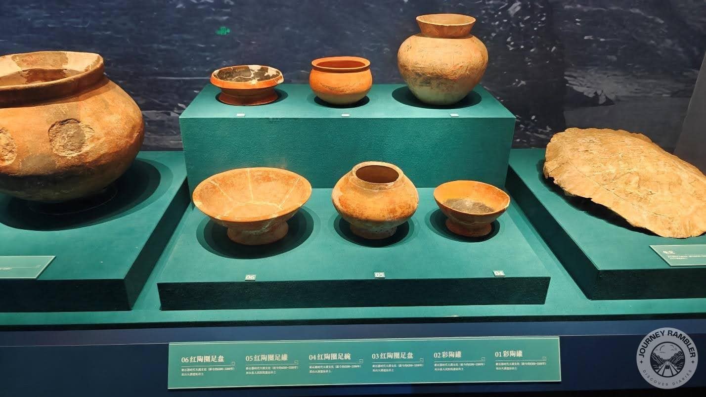 some earthenware that have been dated to the Neolithic period
