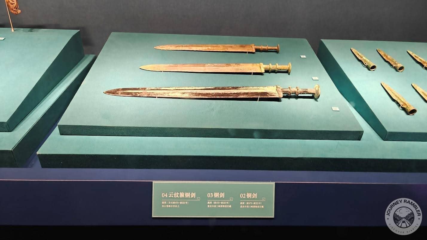 some of the bronze swords that saw use during the Warring States period