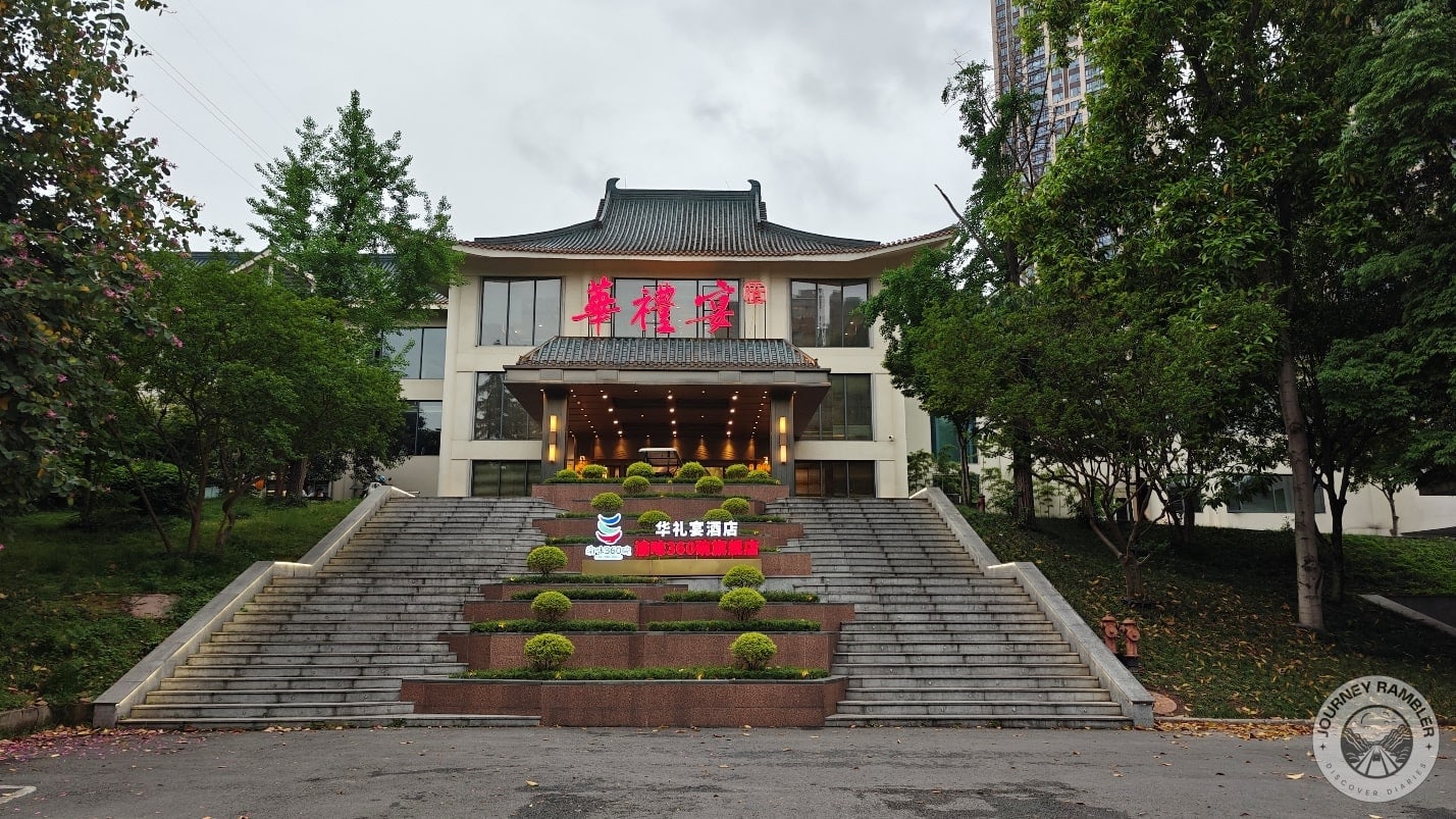 stairs leading up to the building itself
