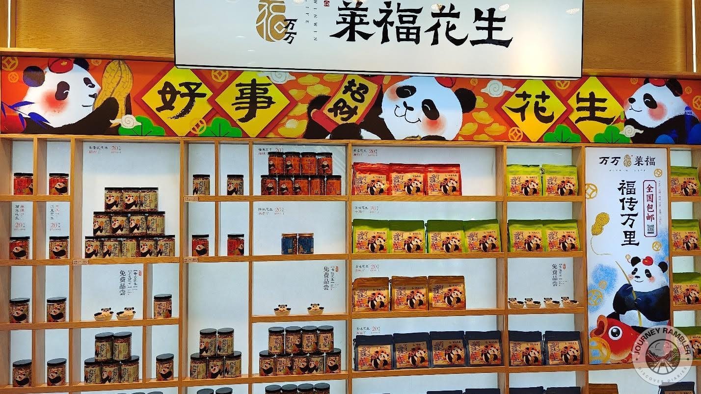 stall selling mostly processed peanuts