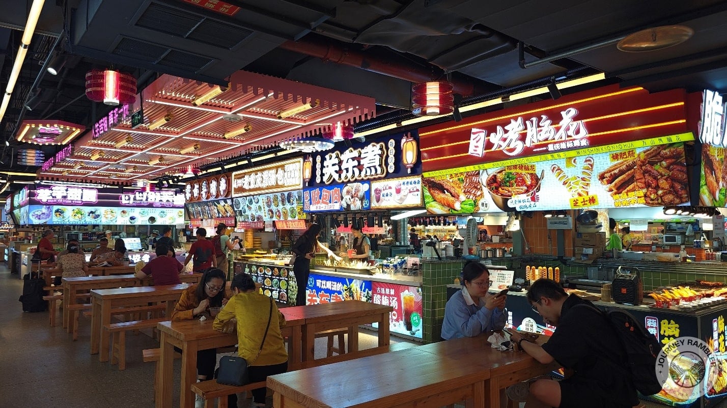 stall that specializes in pigs brains