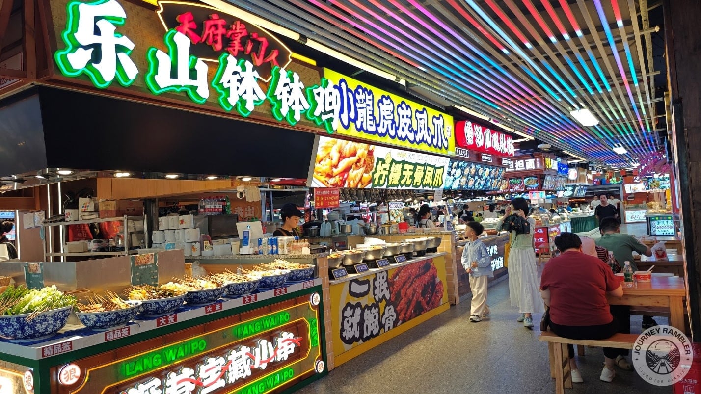 stalls that sold Leshan Bobo Chicken
