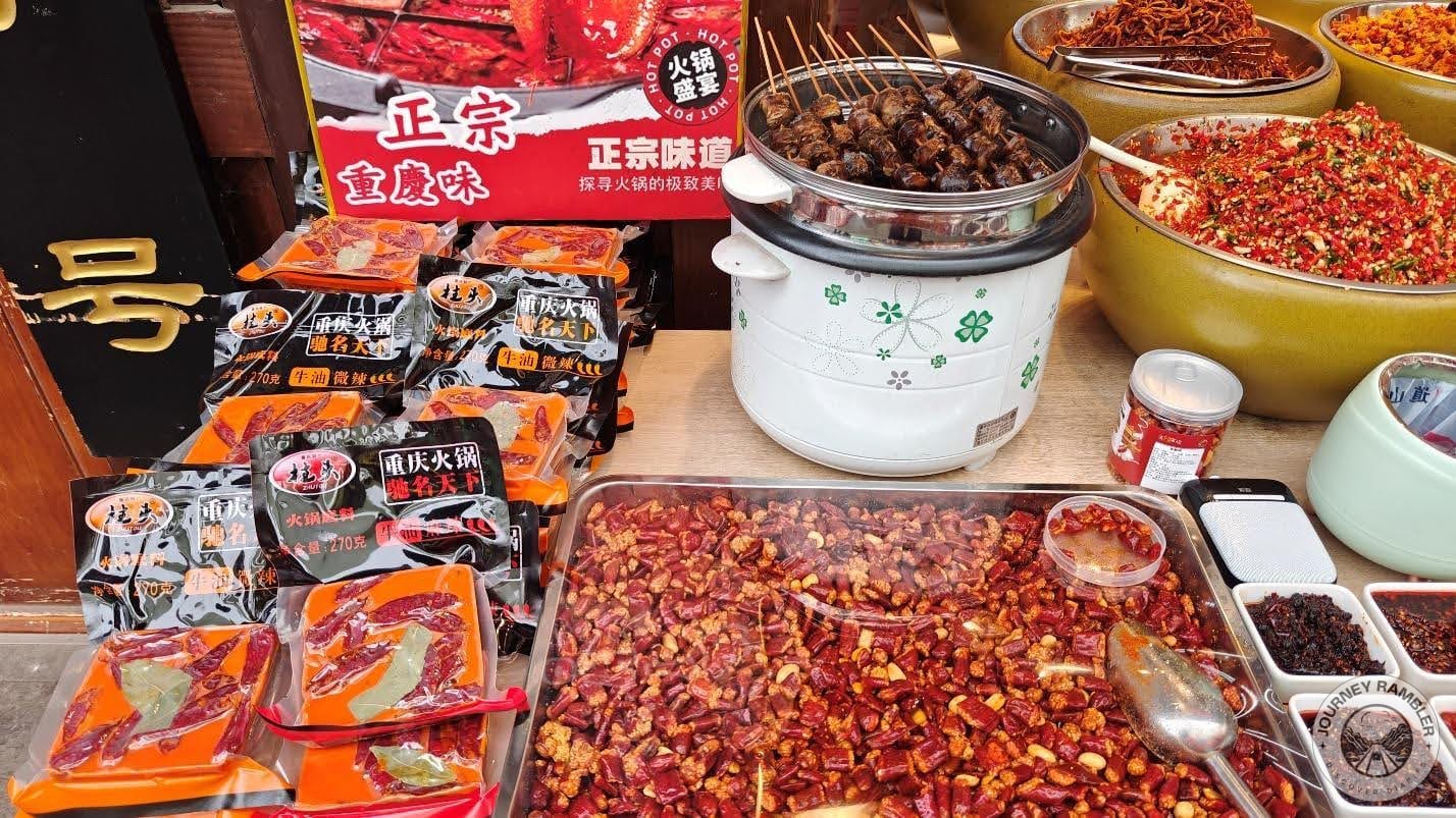 the shop also sells these packets of hotpot soup base