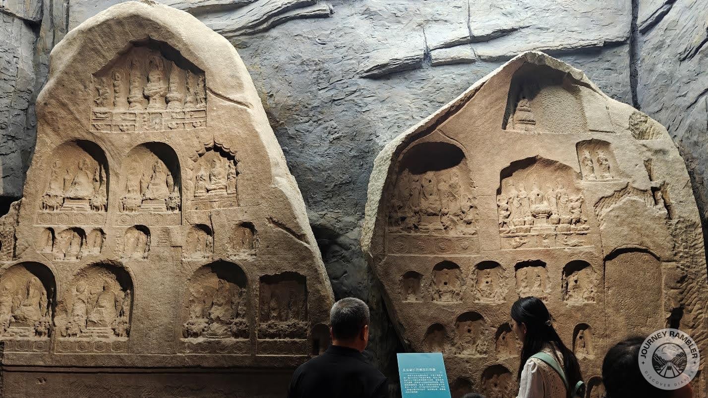 these rock-cut sculptures are also of Buddhist origin