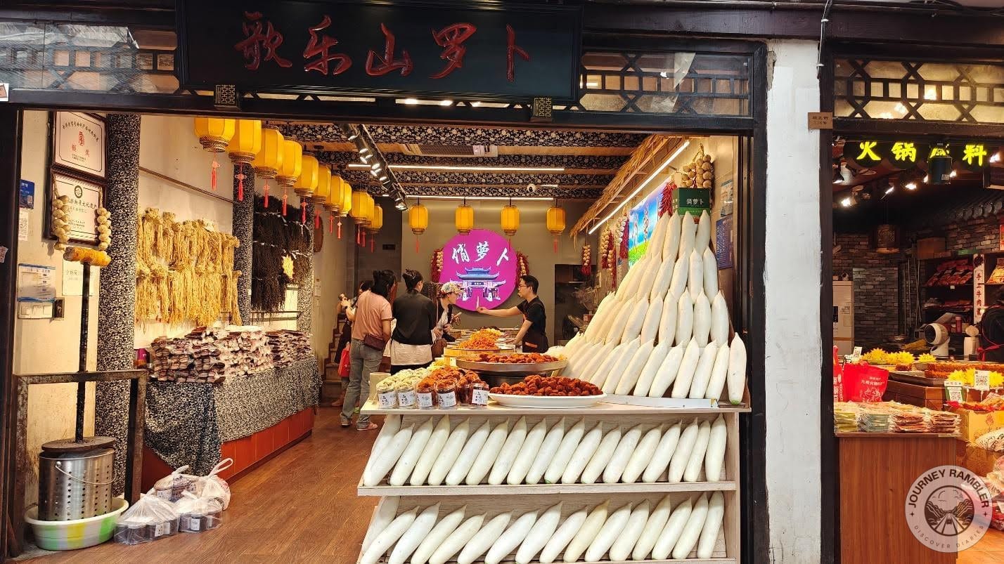 unique shop that sells radish