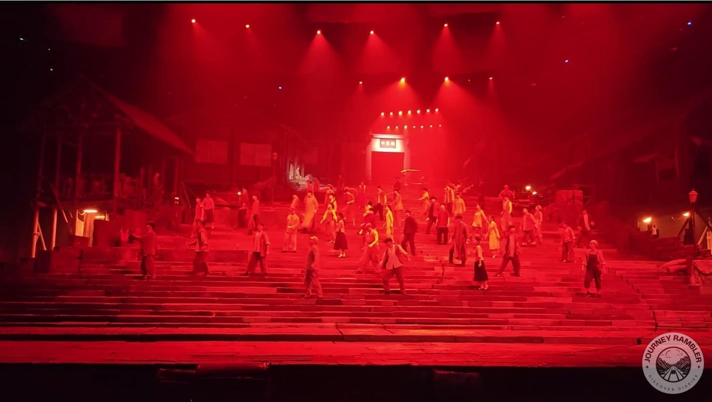 visuals of the show can be really intense