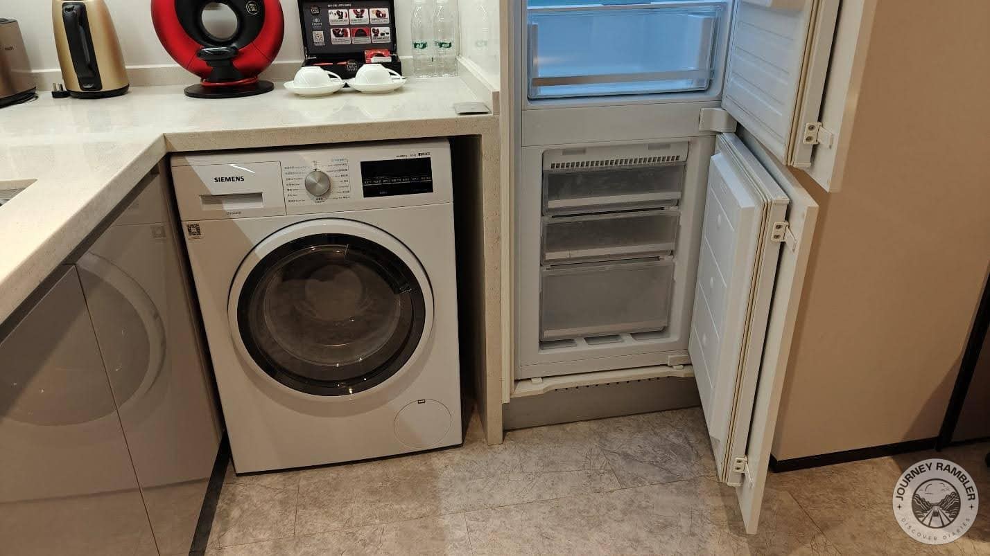 washing machine and freezer