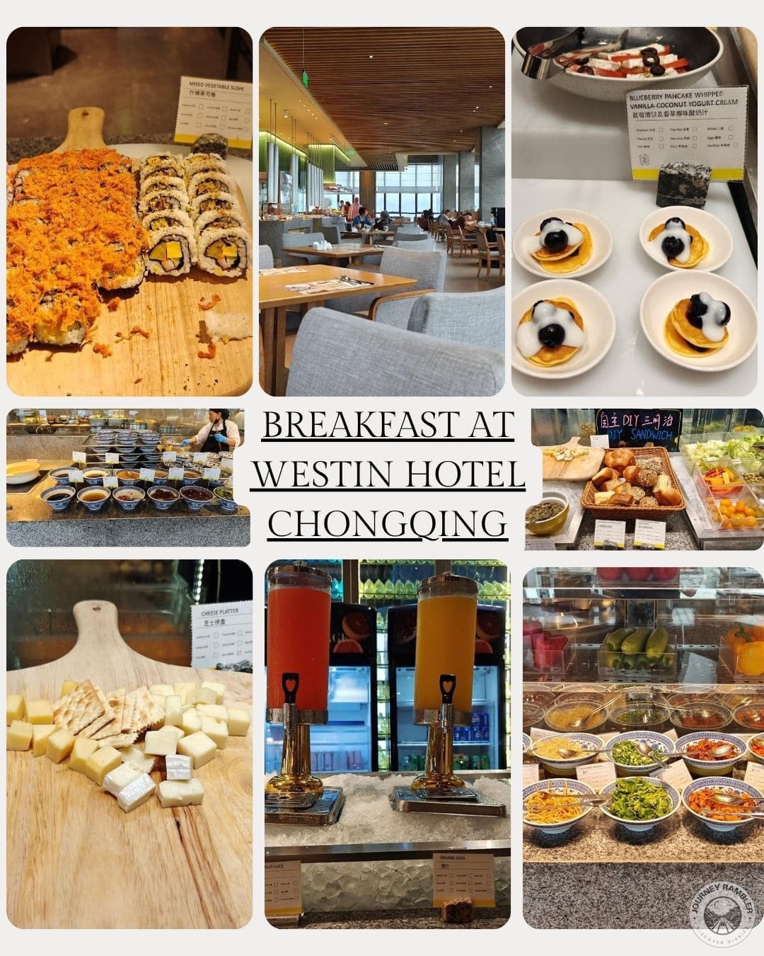 Breakfast at Westin Hotel Chongqing