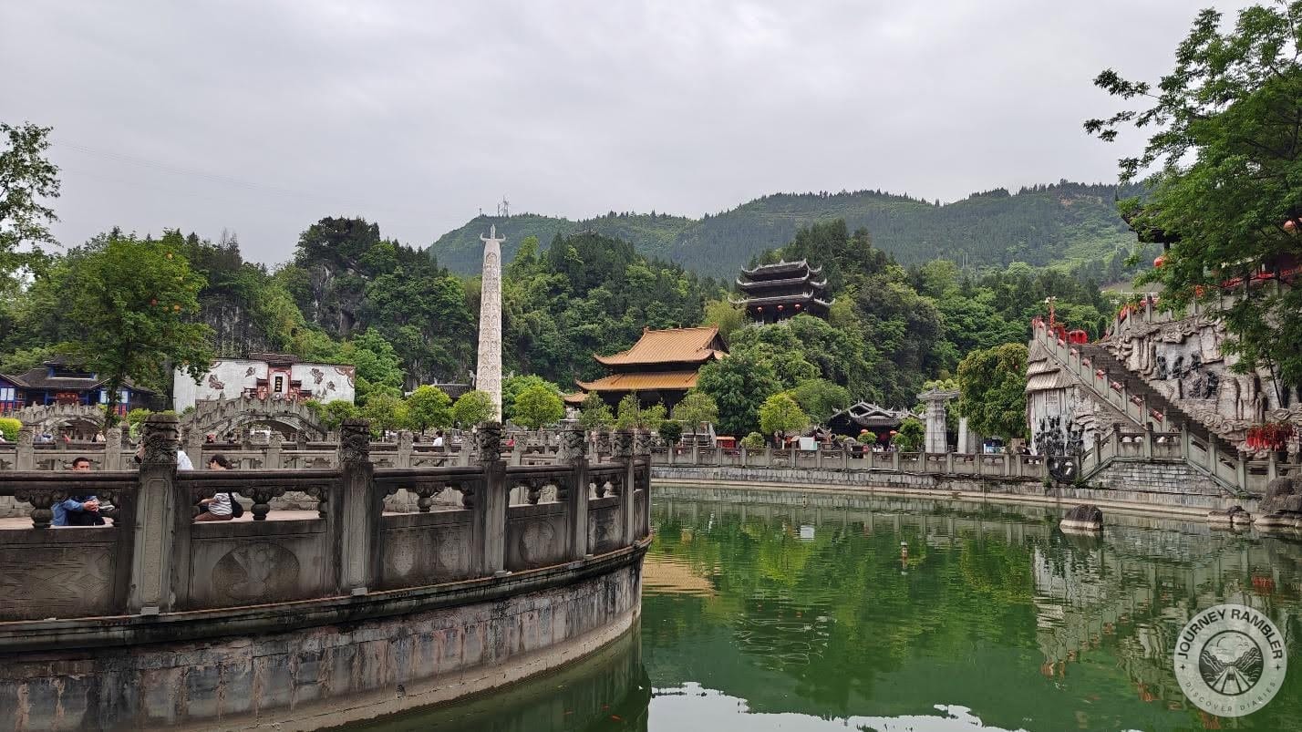 Jiuli God Pillar from another angle