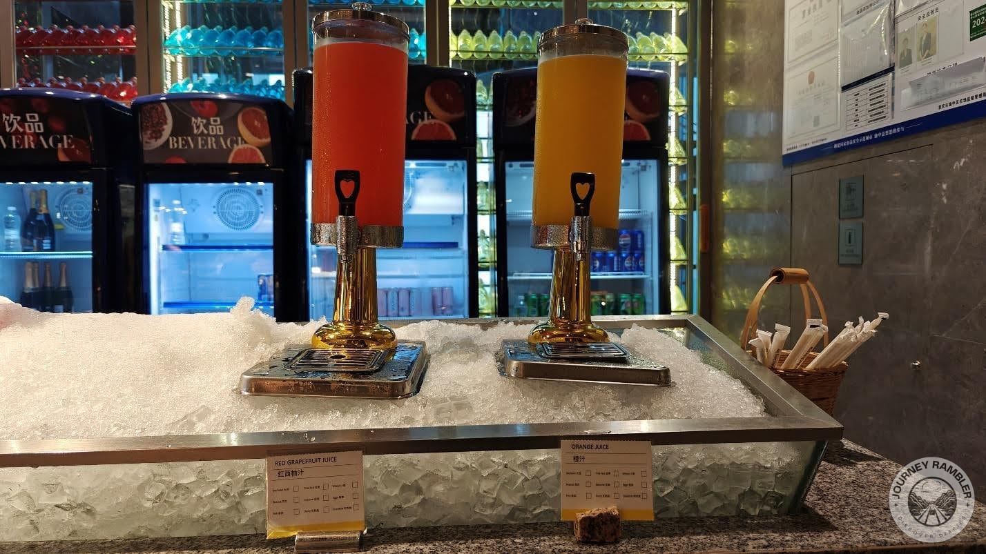 Red Grapefruit Juice or the Orange Juice