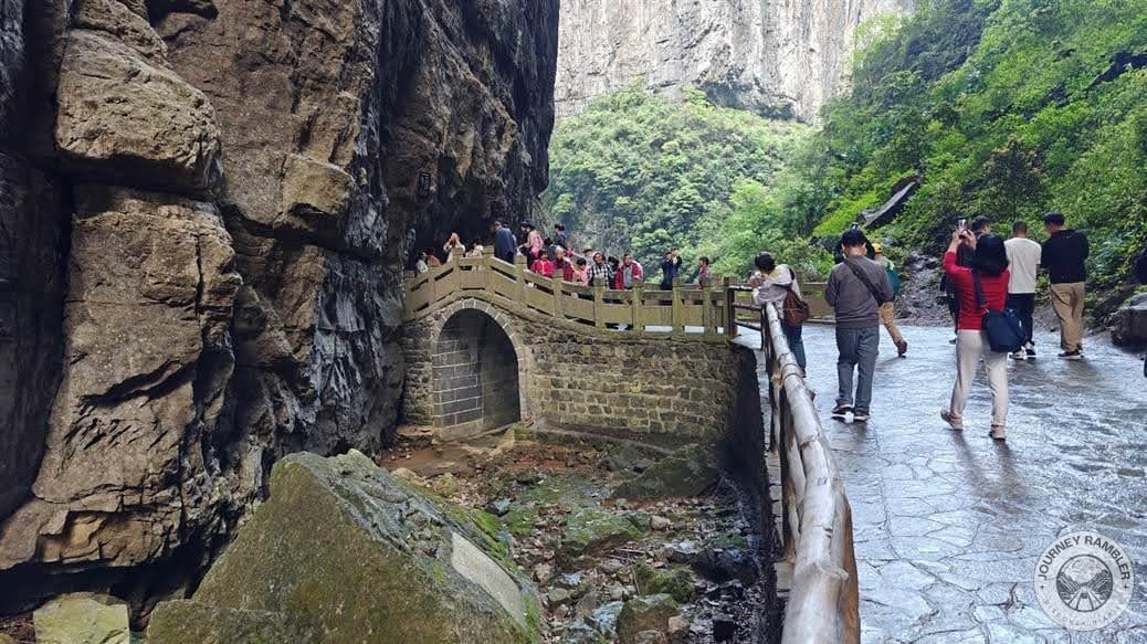 a bridge under a bridge