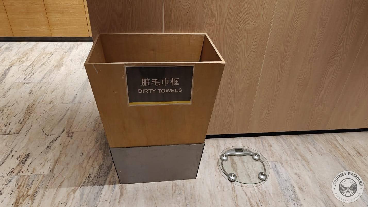 another bin for dirty towels