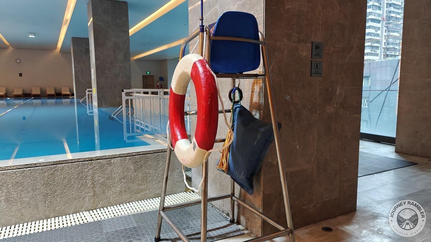 another view of the lifeguard's chair