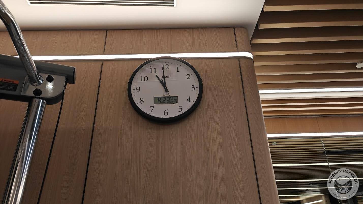 clock that's a mix of analog and digital