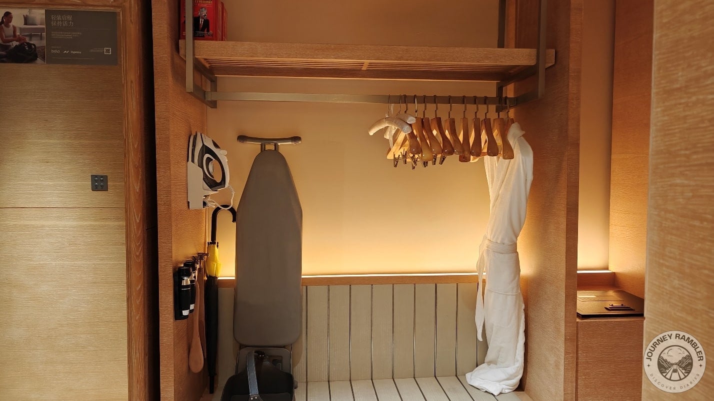 closer look at the closet