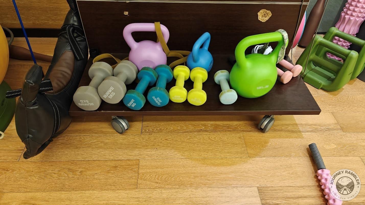 closer look at the free weights