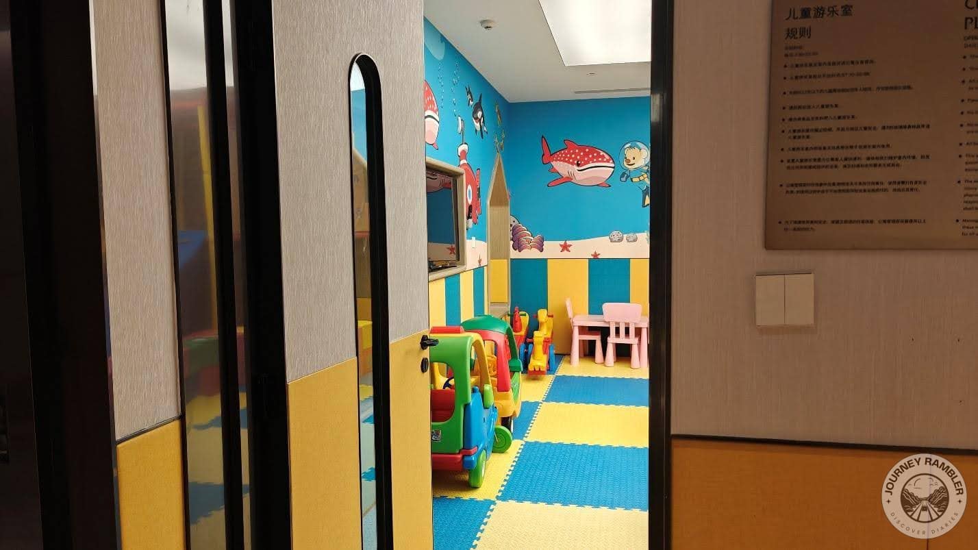 entrance of the play area