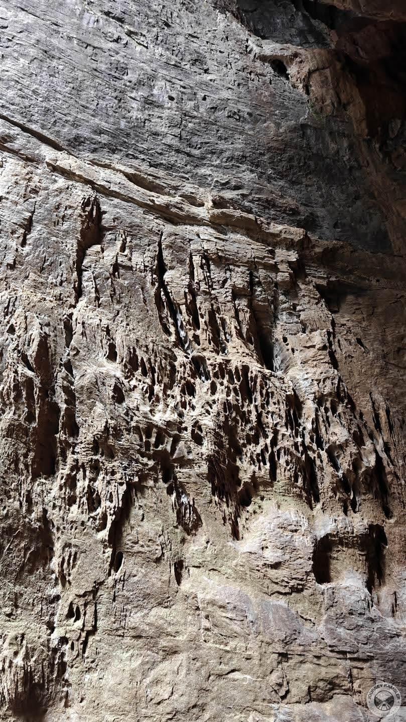 erosion here was uneven