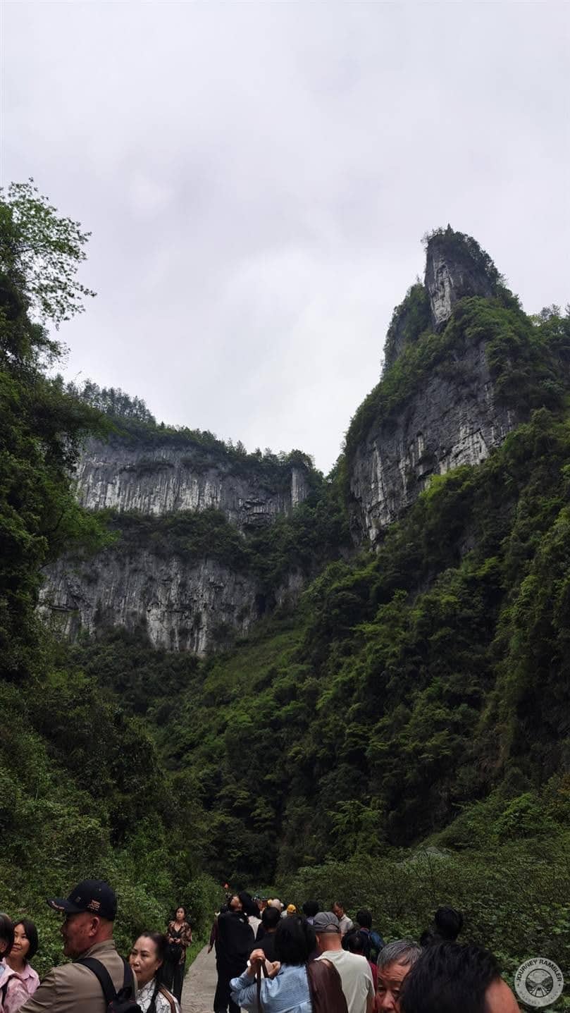 limestone cliff faces here looked so nice and imposing