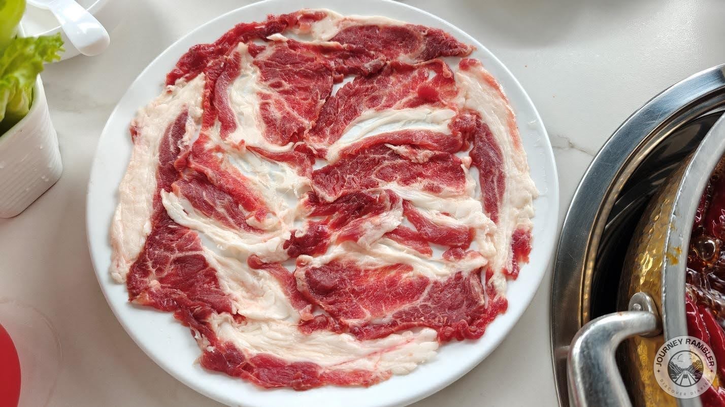 perfect distribution of fat and meat