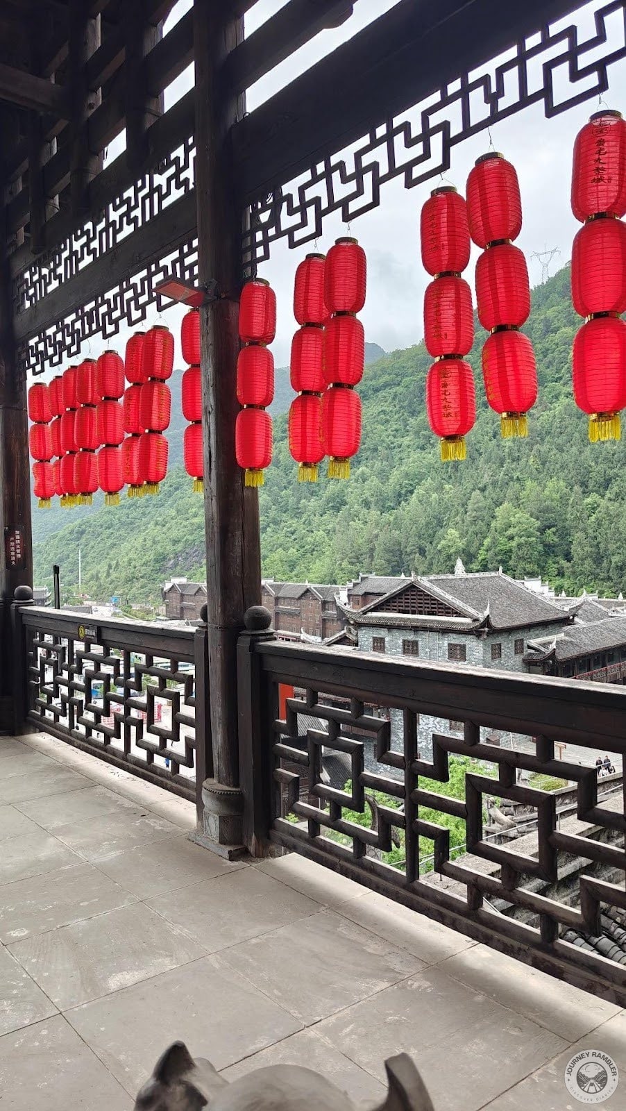 some lanterns