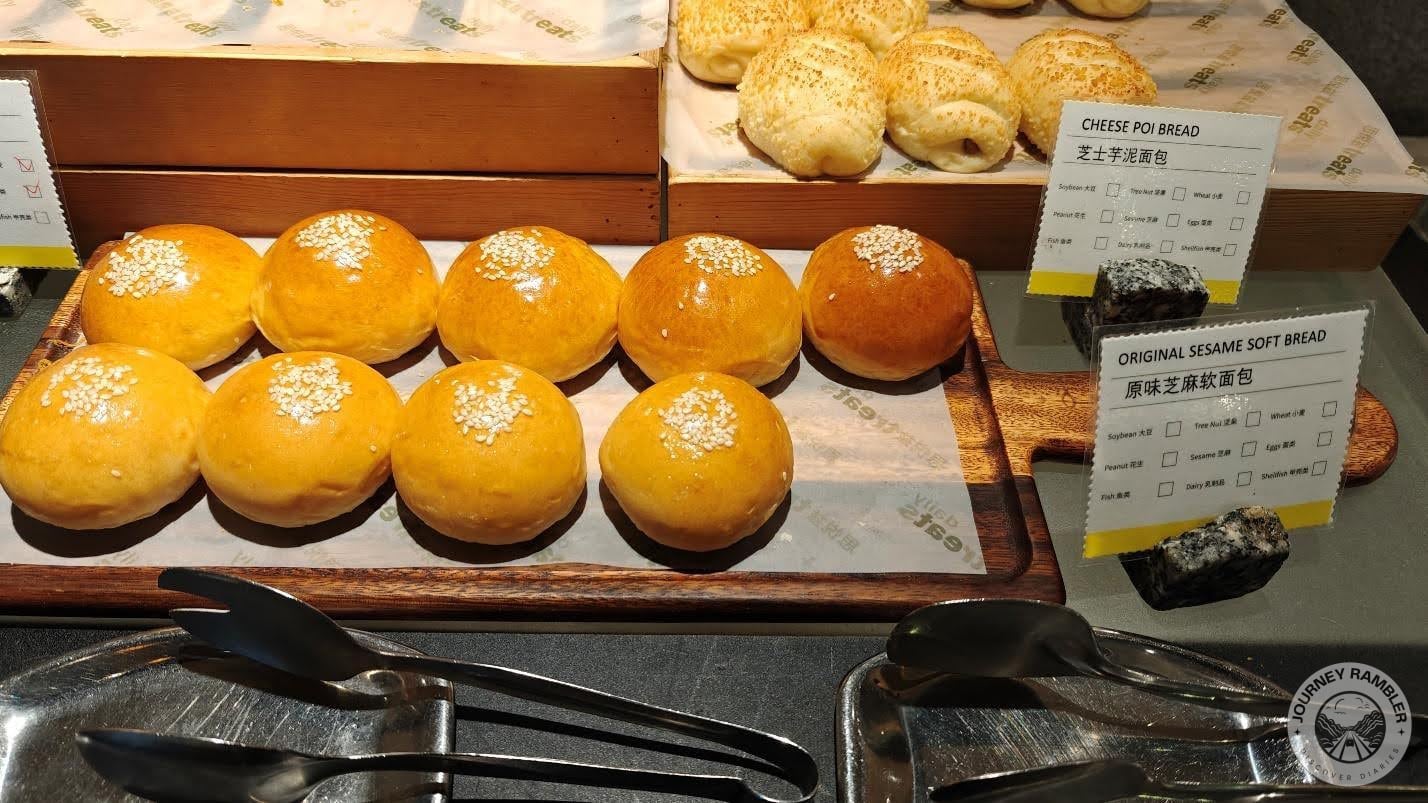 some of the bread