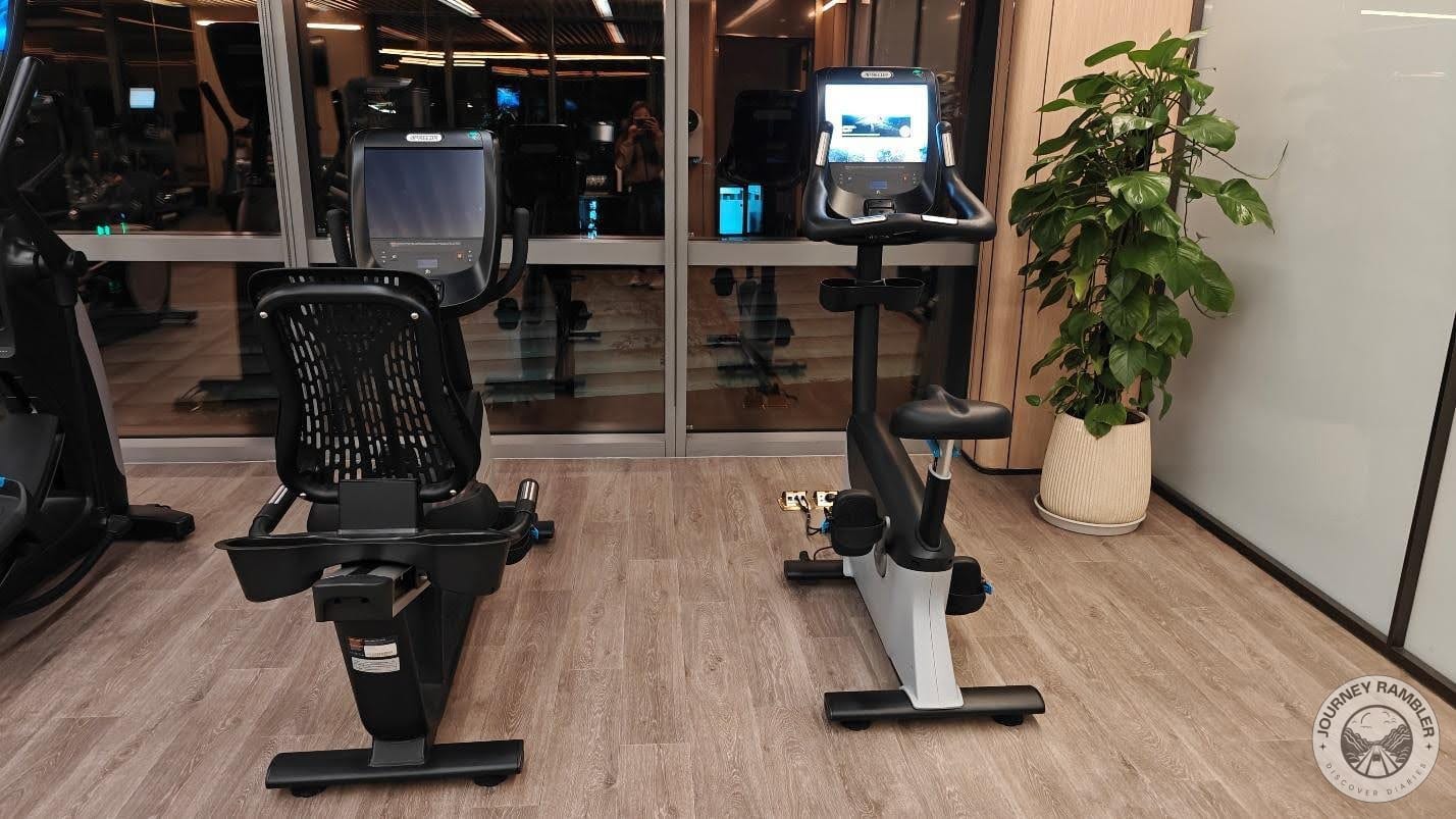 stationary bikes