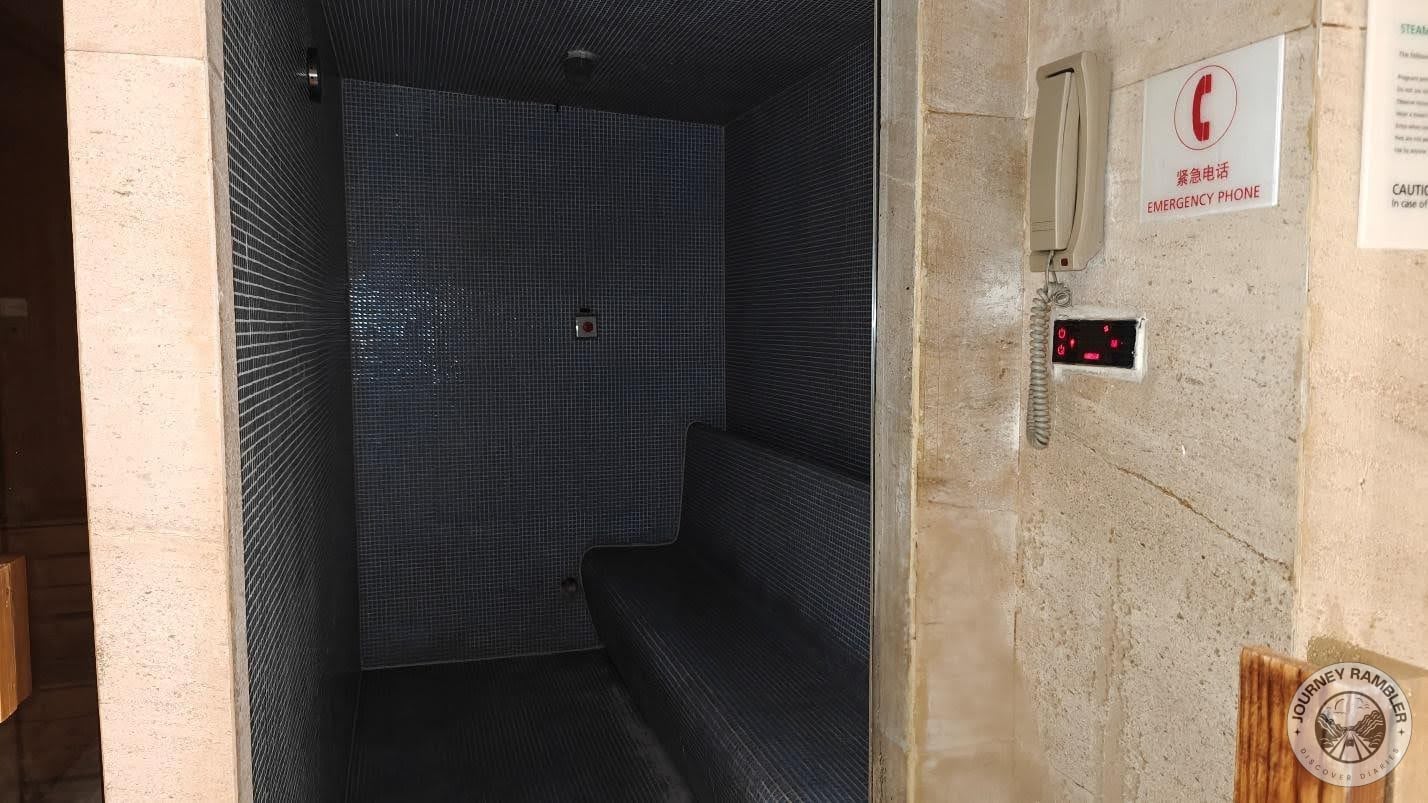 steam room here